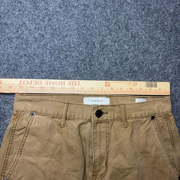 PacSun Baggy Khaki Carpenter Brown Pants 30x30 1980 - Picture 7 of 9